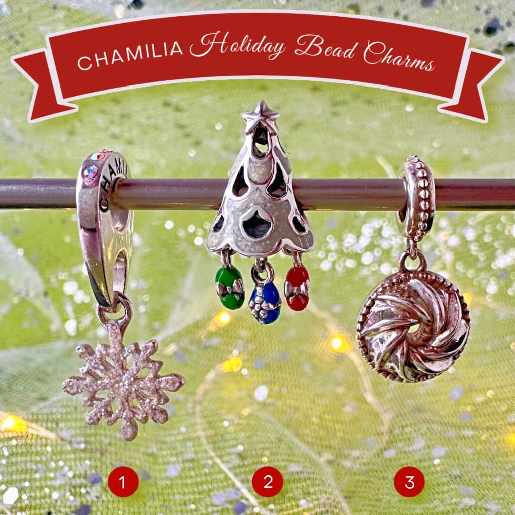 ​Adorable sterling silver Chamilia BUNDT PAN dangle-charm for Christmas baking fans. 